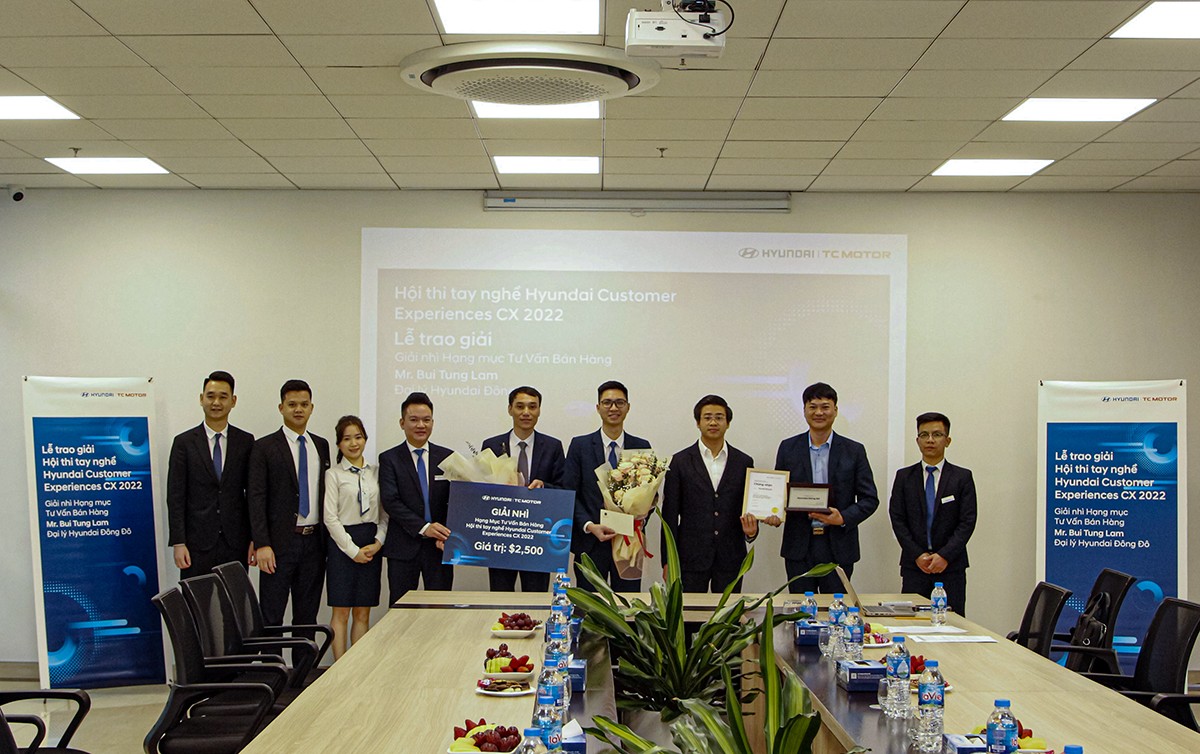Hyundai Việt Nam vinh danh đại lý giành giải thưởng của Hyundai toàn cầu