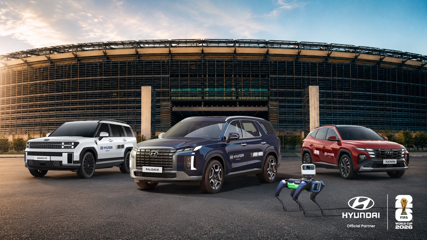 HYUNDAI MOTOR CÔNG BỐ QUY MÔ TRIỂN KHAI PHƯƠNG TIỆN VÀ ROBOT LỚN NHẤT TỪ TRƯỚC ĐẾN NAY TẠI FIFA WORLD CUP 2026™
